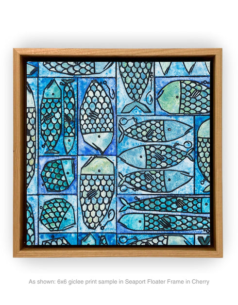 Sardine Tackle Box | Framed Giclee Print on Canvas